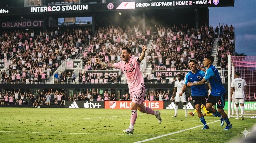 Messi Scores Twice: Inter Miami's 4-2 Comeback Over Orlando